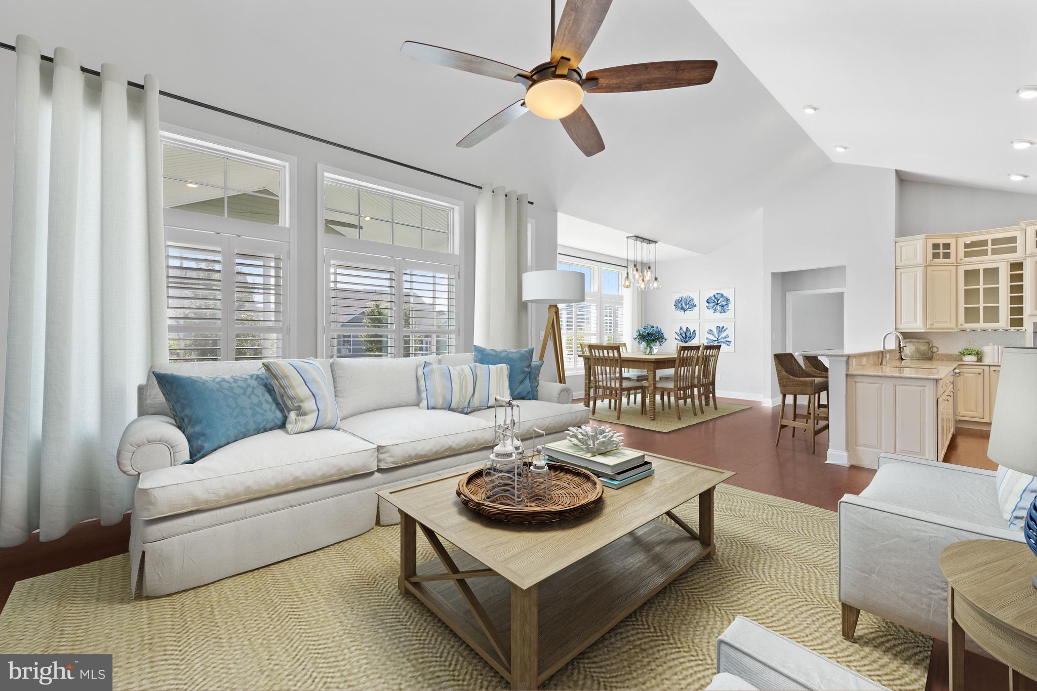 31656 Exeter Way Lewes, DE 19958 - Photo 4 of 46 Virtually Staged Living Room/Dining Room