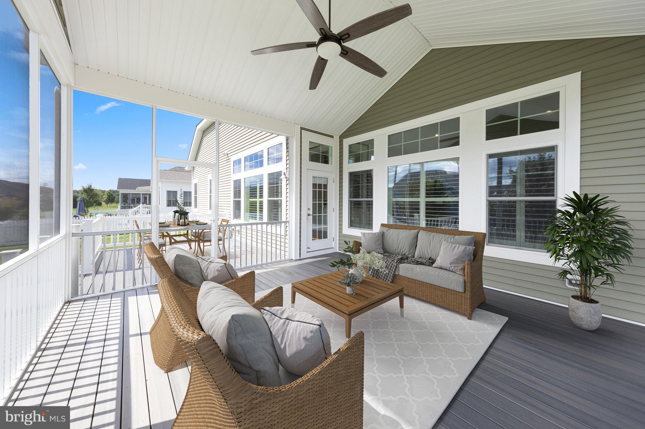 31656 Exeter Way Lewes, DE 19958 - Photo 6 of 46 Virtually Staged Screened Porch/Deck