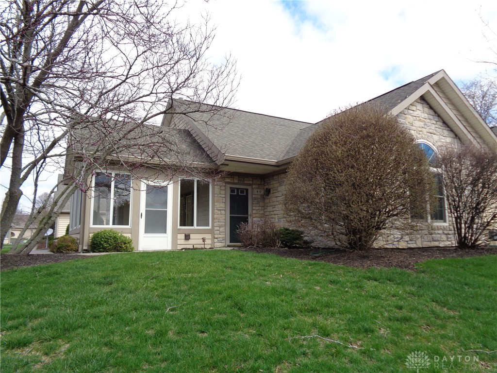 80 Villa Pointe Drive Springboro, OH 45066 - Photo 1 of 19 This charming home features a lovely stone facade and an inviting front yard.