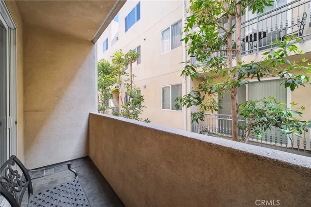 a view of balcony with plants