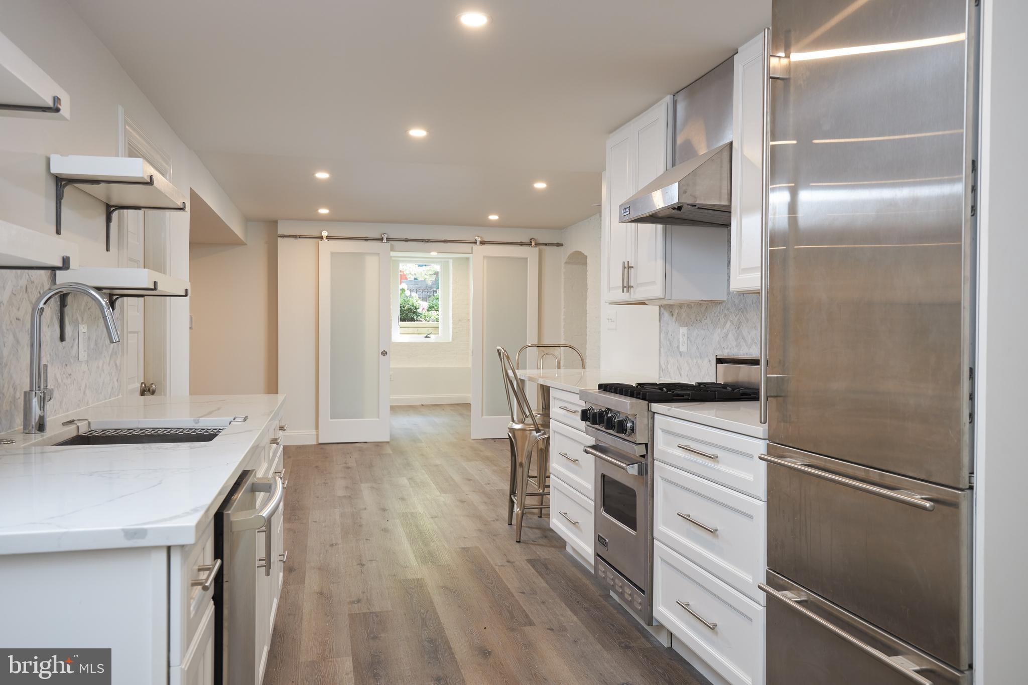 1715 Q Street Northwest, Unit B Washington, DC 20009 - Photo 8 of 41 Kitchen View from MBR back to front