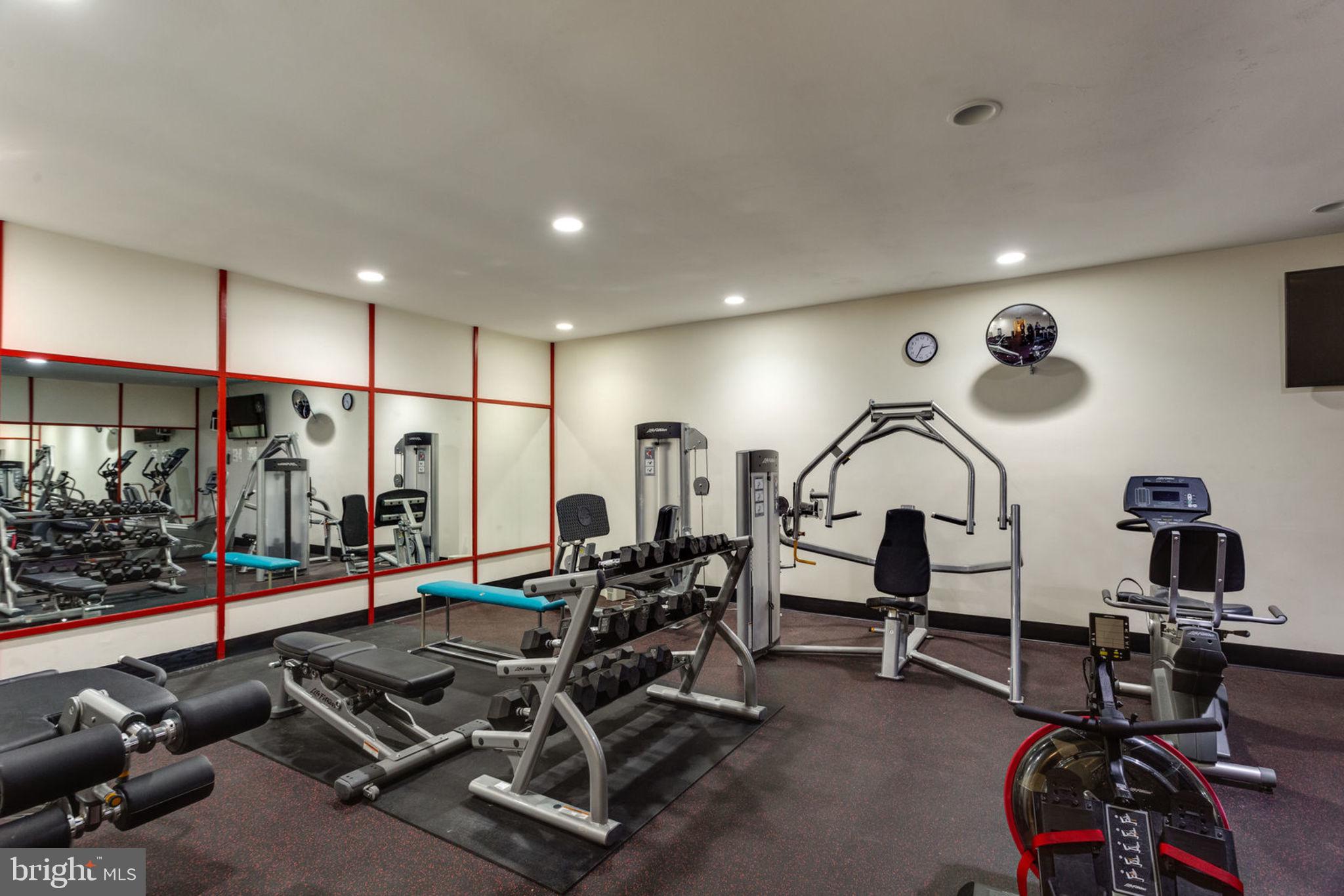 6101 Edsall Road, Unit 905 Alexandria, VA 22304 - Photo 52 of 62 a view of a room with gym equipment