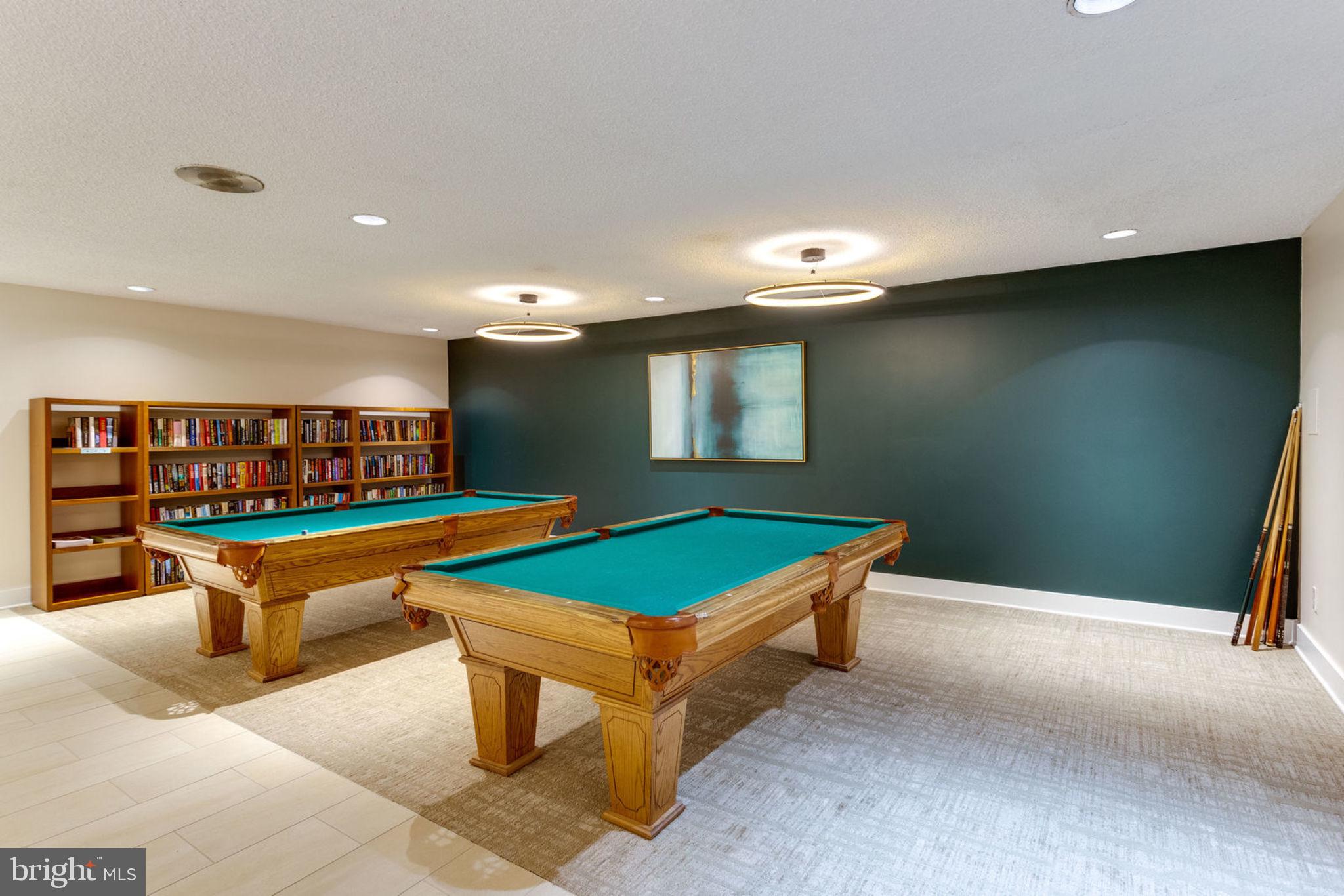 6101 Edsall Road, Unit 905 Alexandria, VA 22304 - Photo 54 of 62 a room with pool tables and windows