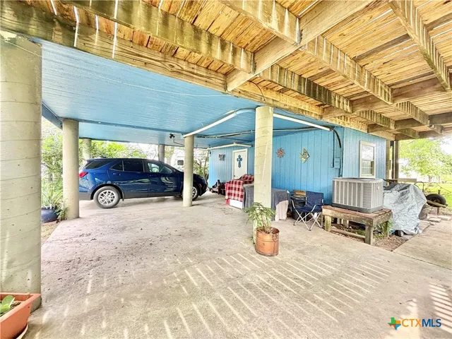 a house view with a outdoor space