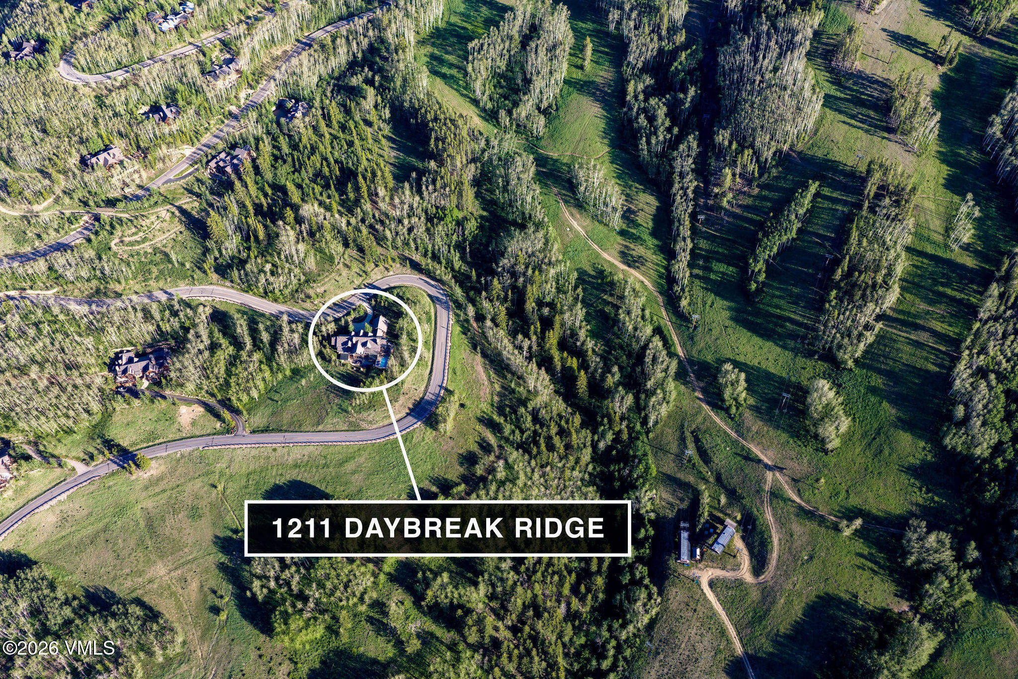 1211 Daybreak Ridge Road Avon, CO 81620 - Photo 36 of 37 2606_1211_daybreak_ridge_aerial_g