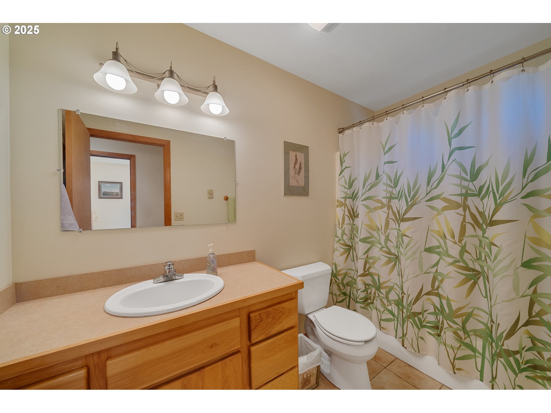 10750 Neptune Way Nehalem, OR 97131 - Photo 16 of 25 a bathroom with a sink a toilet and mirror