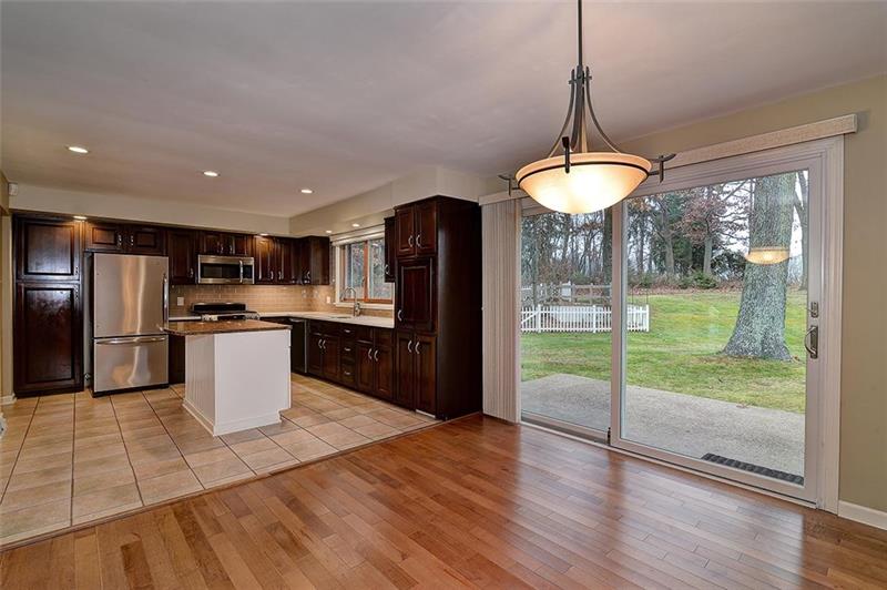 163 Glen Rape Road Rochester, PA 15074 - Photo 9 of 25 2016 Wood floors in Dining & Living Rms.