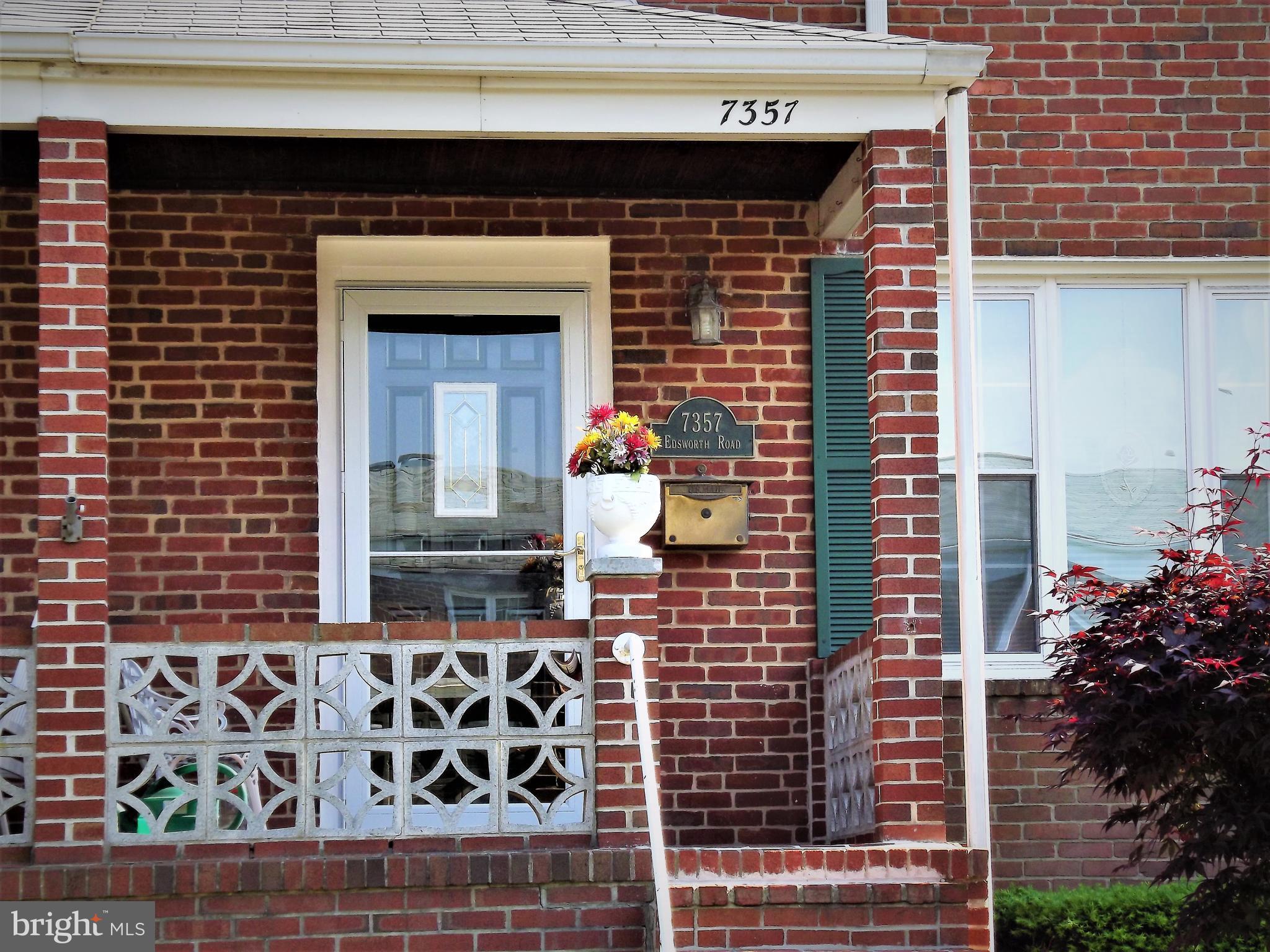 7357 Edsworth Road Baltimore, MD 21222 - Photo 3 of 30 All brick townhouse.