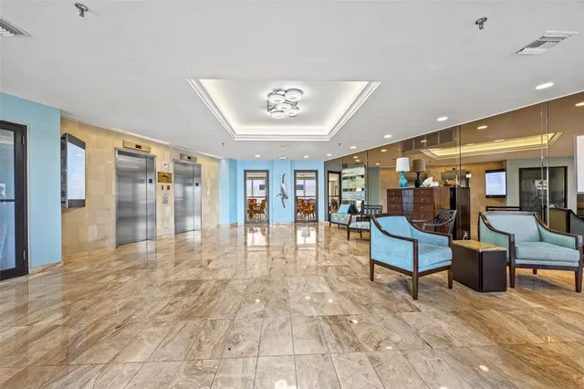 a view of an outdoor space and tennis court