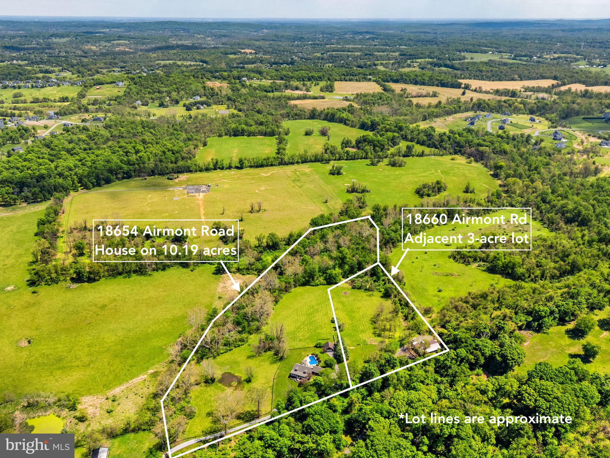 18654 Airmont Road Purcellville, VA 20132 - Photo 2 of 82 House on 10-acres and adjacent 3-acre lot
