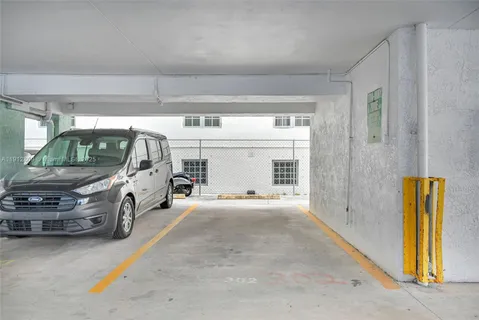 a view of parking garage