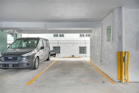 a view of parking garage