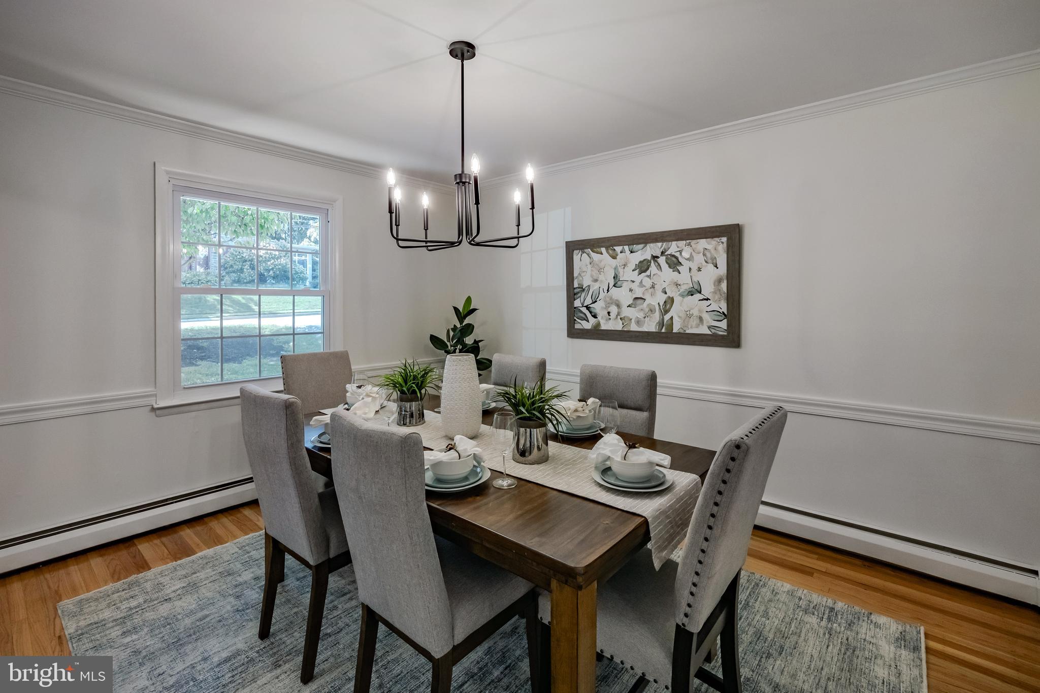 30 Llandillo Road Havertown, PA 19083 - Photo 11 of 47 a view of a dining room with furniture window and wooden floor
