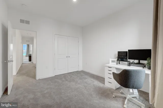 a view of a car garage