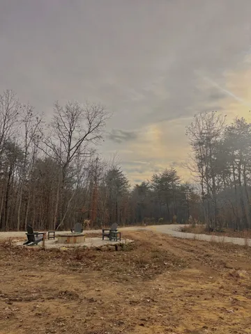 a backyard of a house