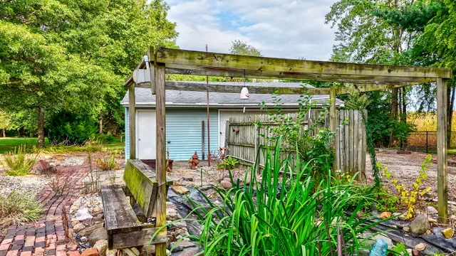 a view of outdoor space and yard