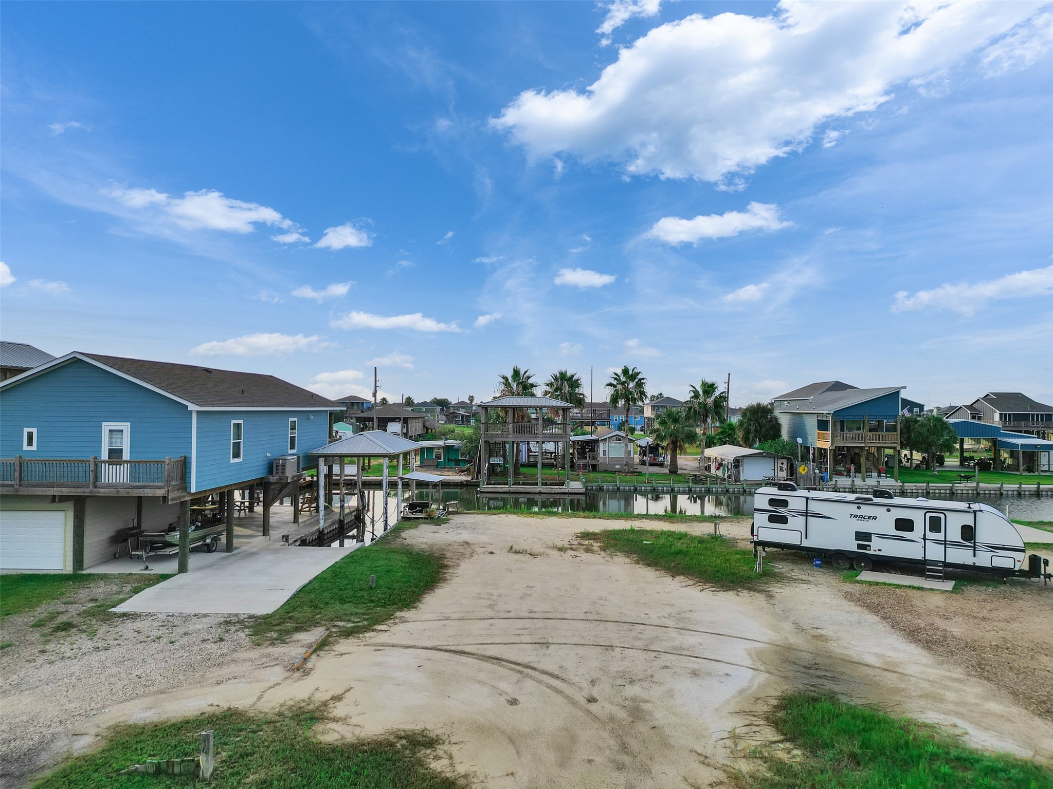 1120 Gator Point Port Bolivar, TX 77650 - Photo 8 of 8 a view of a street with houses