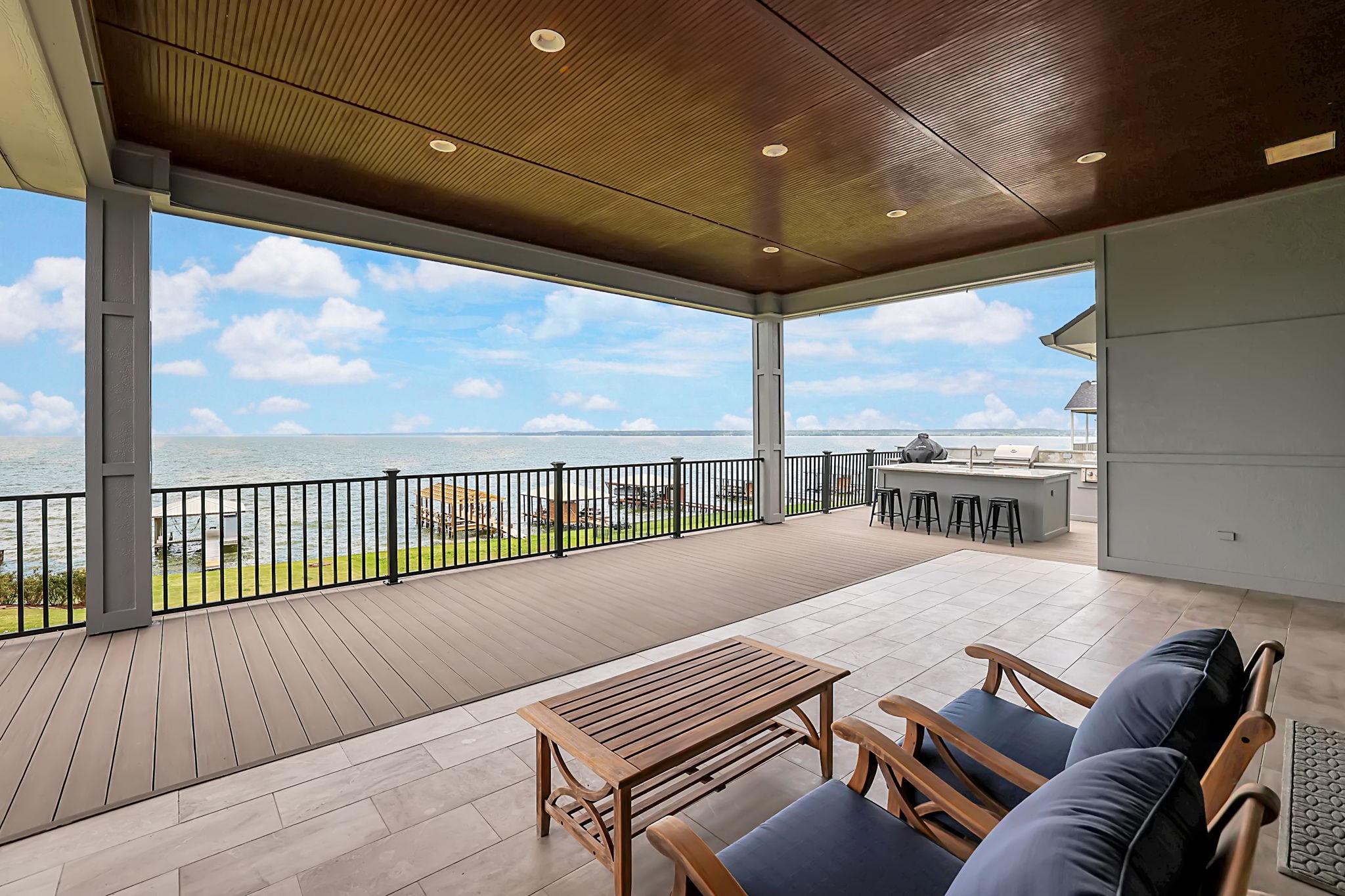 260 Legacy Blvd Point Point Blank, TX 77364 - Photo 15 of 46 Flow out from the living area to the spacious back deck