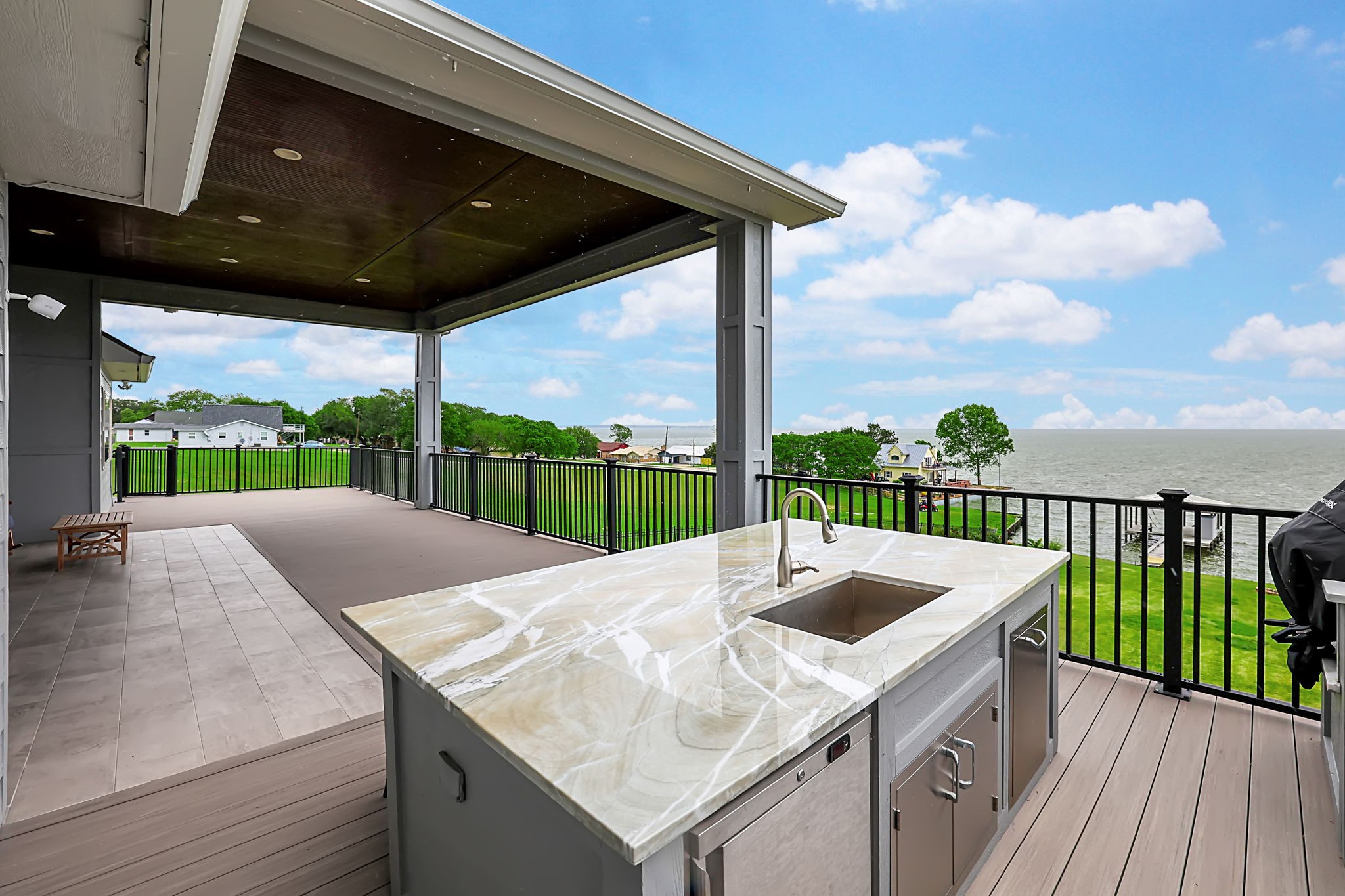 260 Legacy Blvd Point Point Blank, TX 77364 - Photo 21 of 46 Another look at the outdoor kitchen and back deck