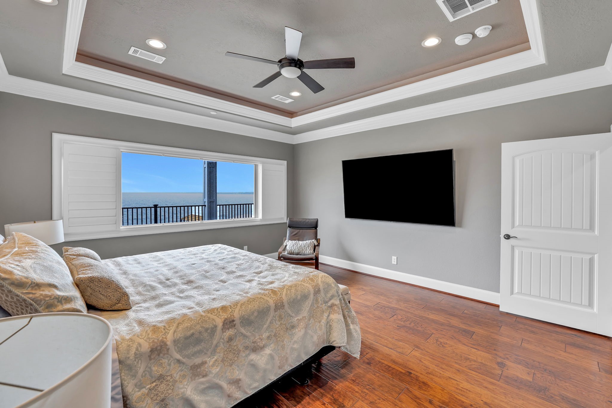 260 Legacy Blvd Point Point Blank, TX 77364 - Photo 23 of 46 Stunning tray ceiling in the primary bedroom