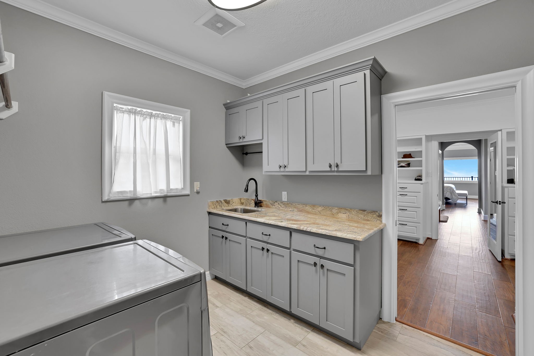 260 Legacy Blvd Point Point Blank, TX 77364 - Photo 28 of 46 Great laundry room with sink, folding area and plenty of storage space