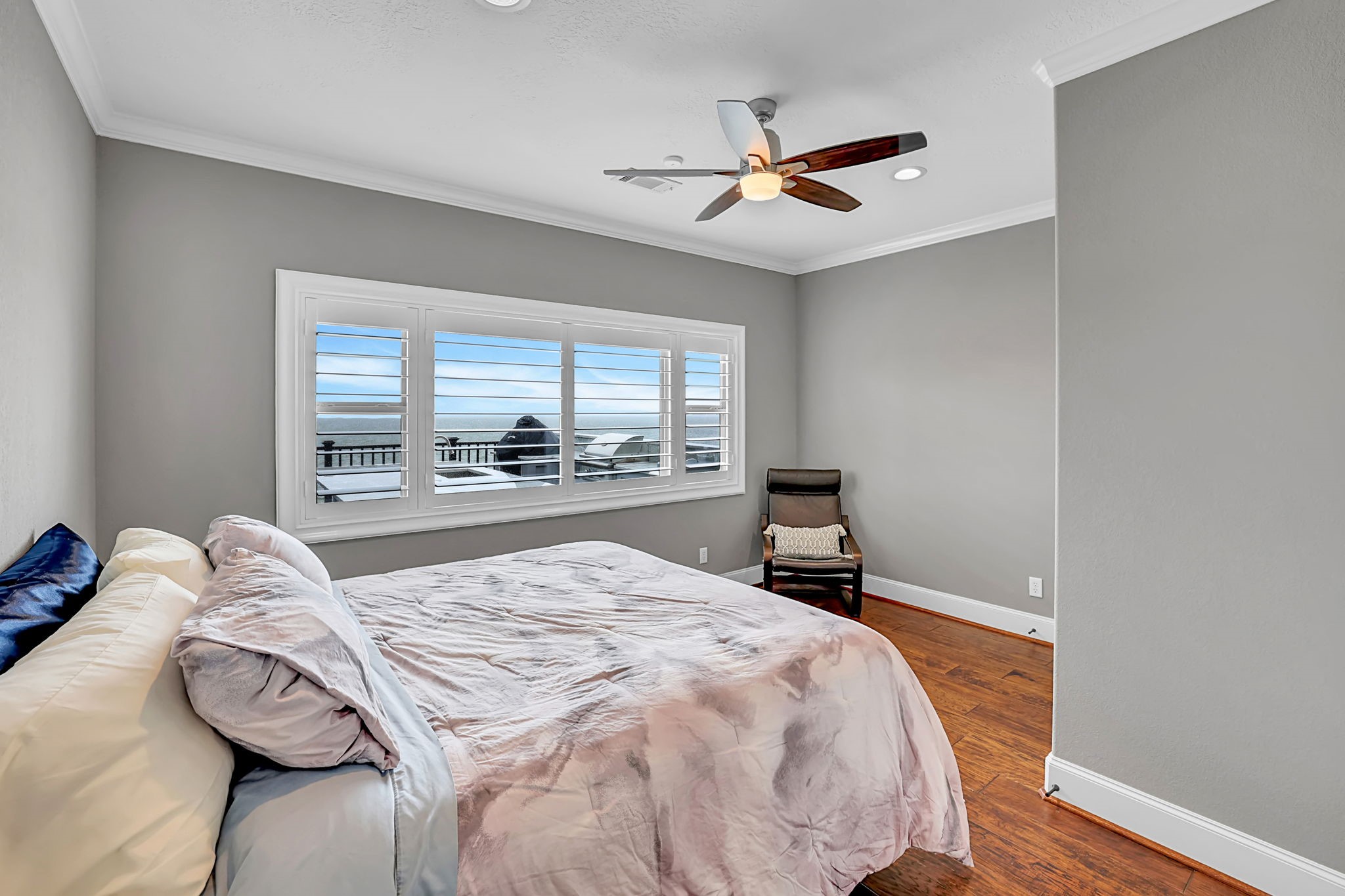 260 Legacy Blvd Point Point Blank, TX 77364 - Photo 29 of 46 Guest bedroom with lake views
