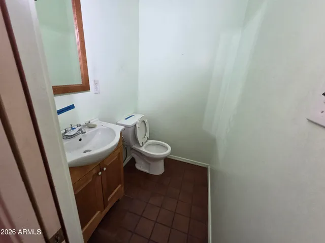 a view of a yard with an outdoor space