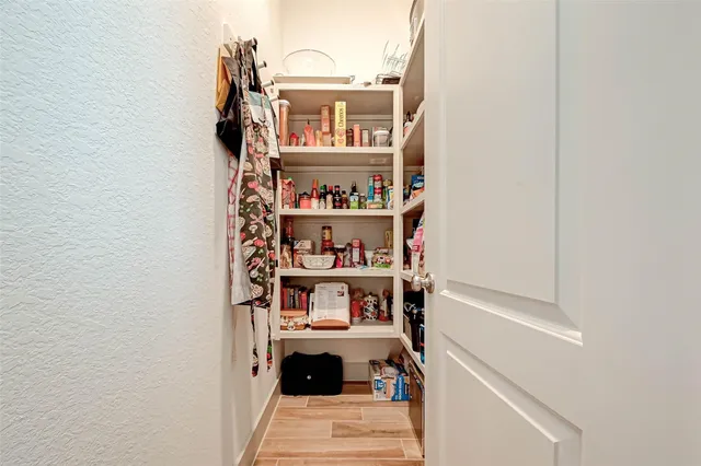 a view of storage and utility room