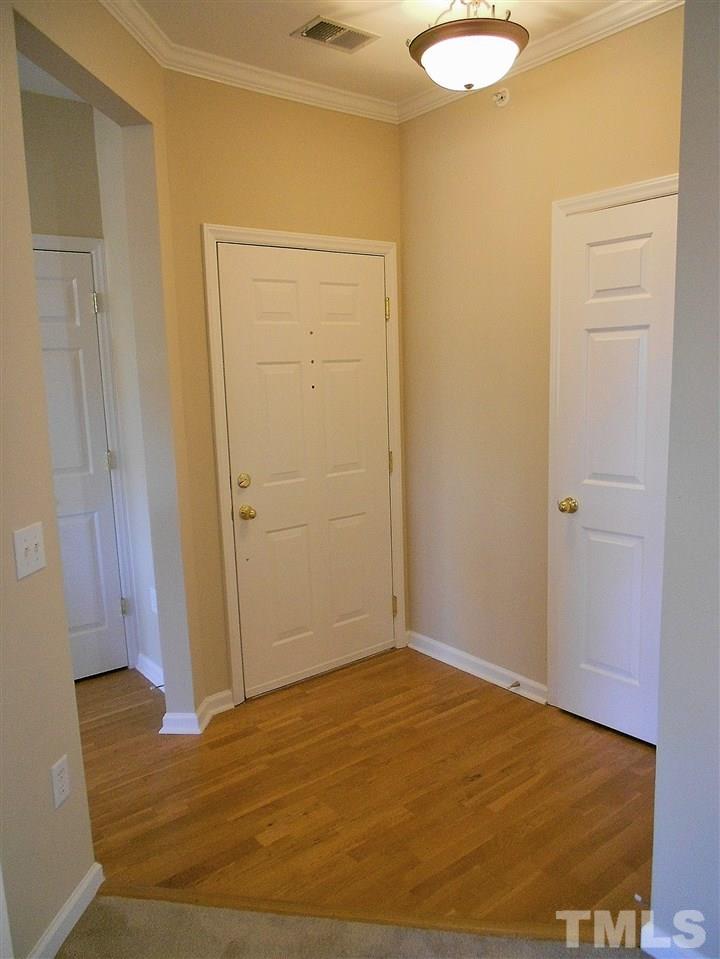 ...has hardwoods and a coat closet