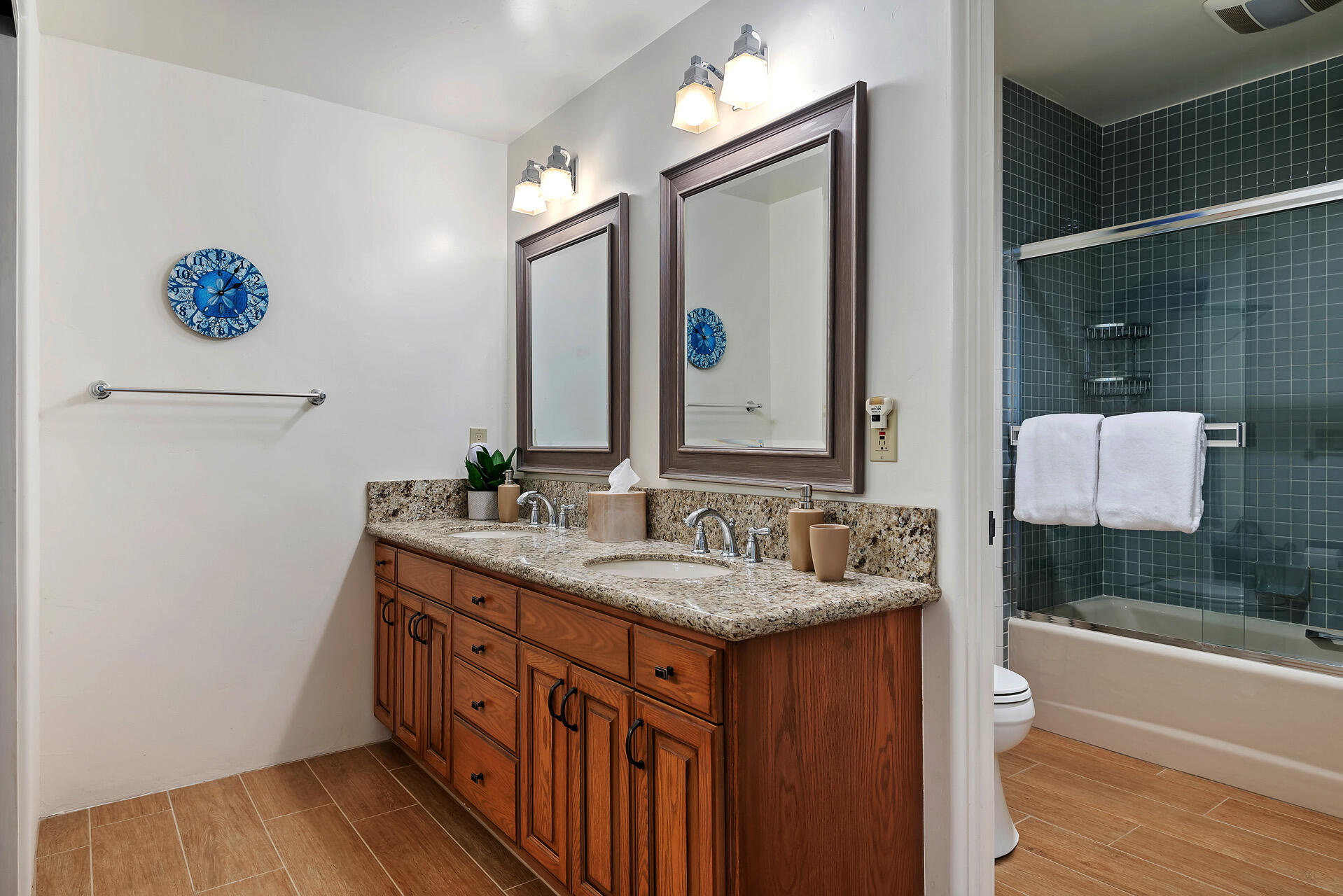 Undisclosed Address Santa Barbara, CA 93101 - Photo 19 of 25 a bathroom with a sink a vanity and a mirror