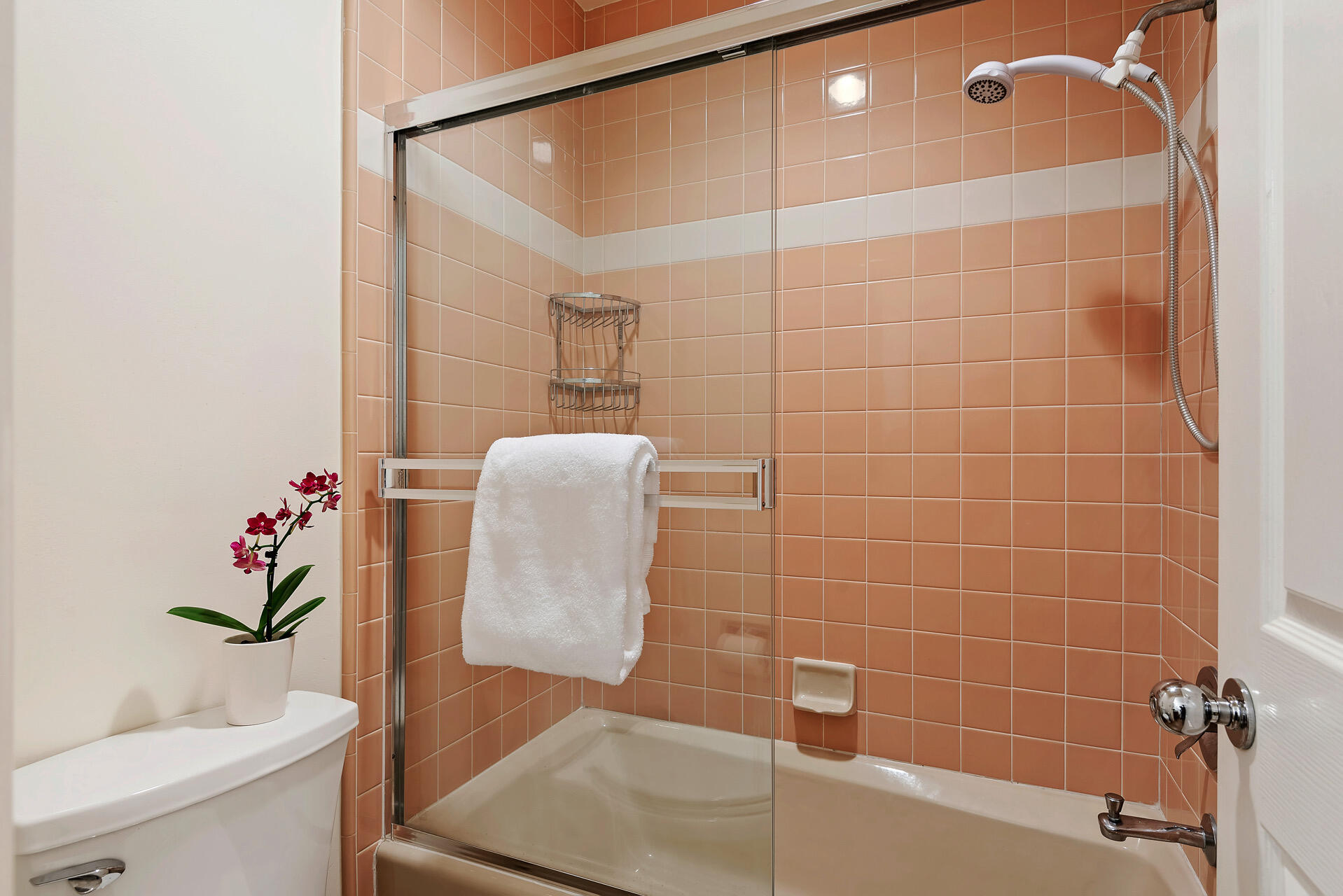 Undisclosed Address Santa Barbara, CA 93101 - Photo 24 of 25 a bathroom with a shower and a toilet