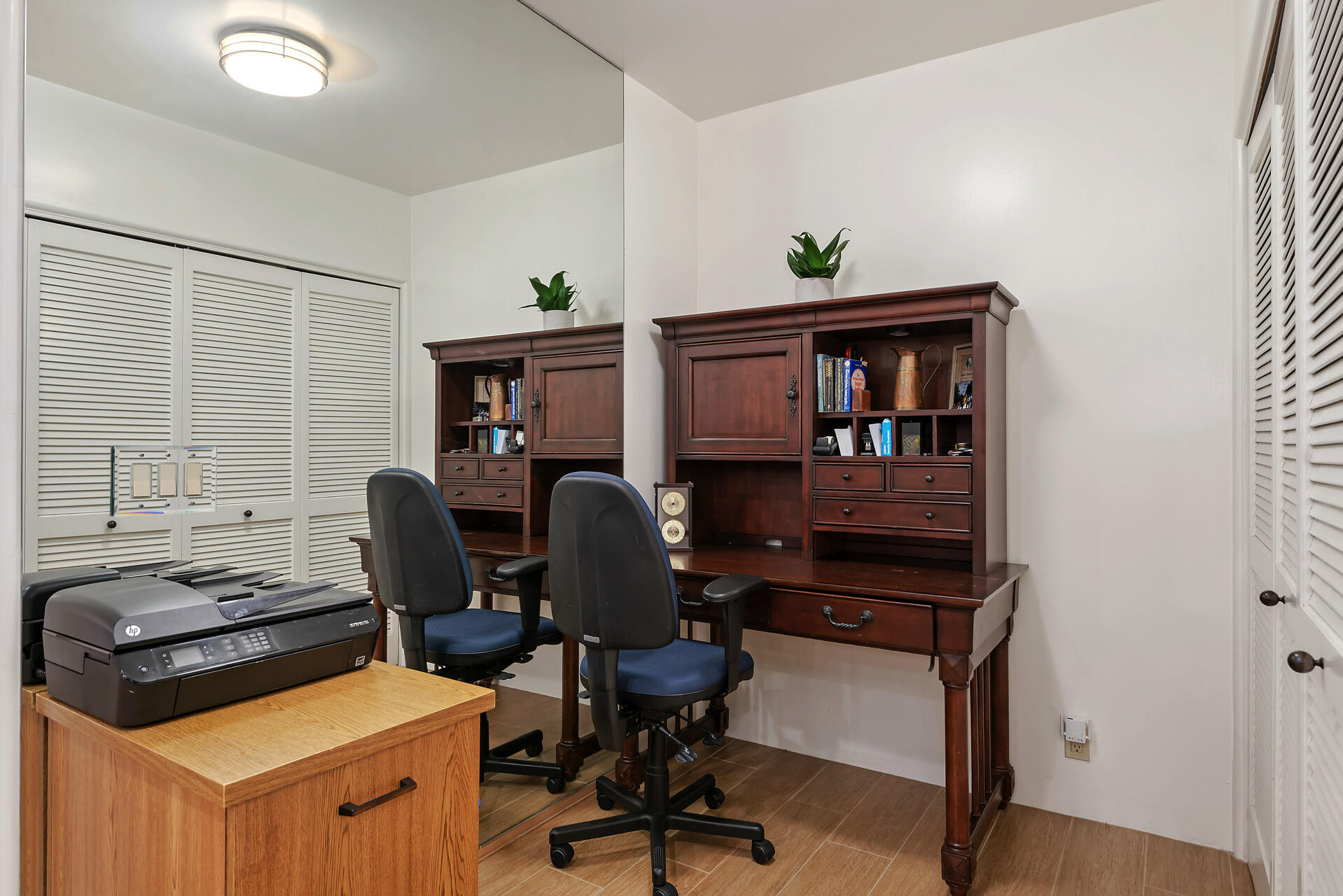 Undisclosed Address Santa Barbara, CA 93101 - Photo 25 of 25 a view of a workspace with furniture and a window