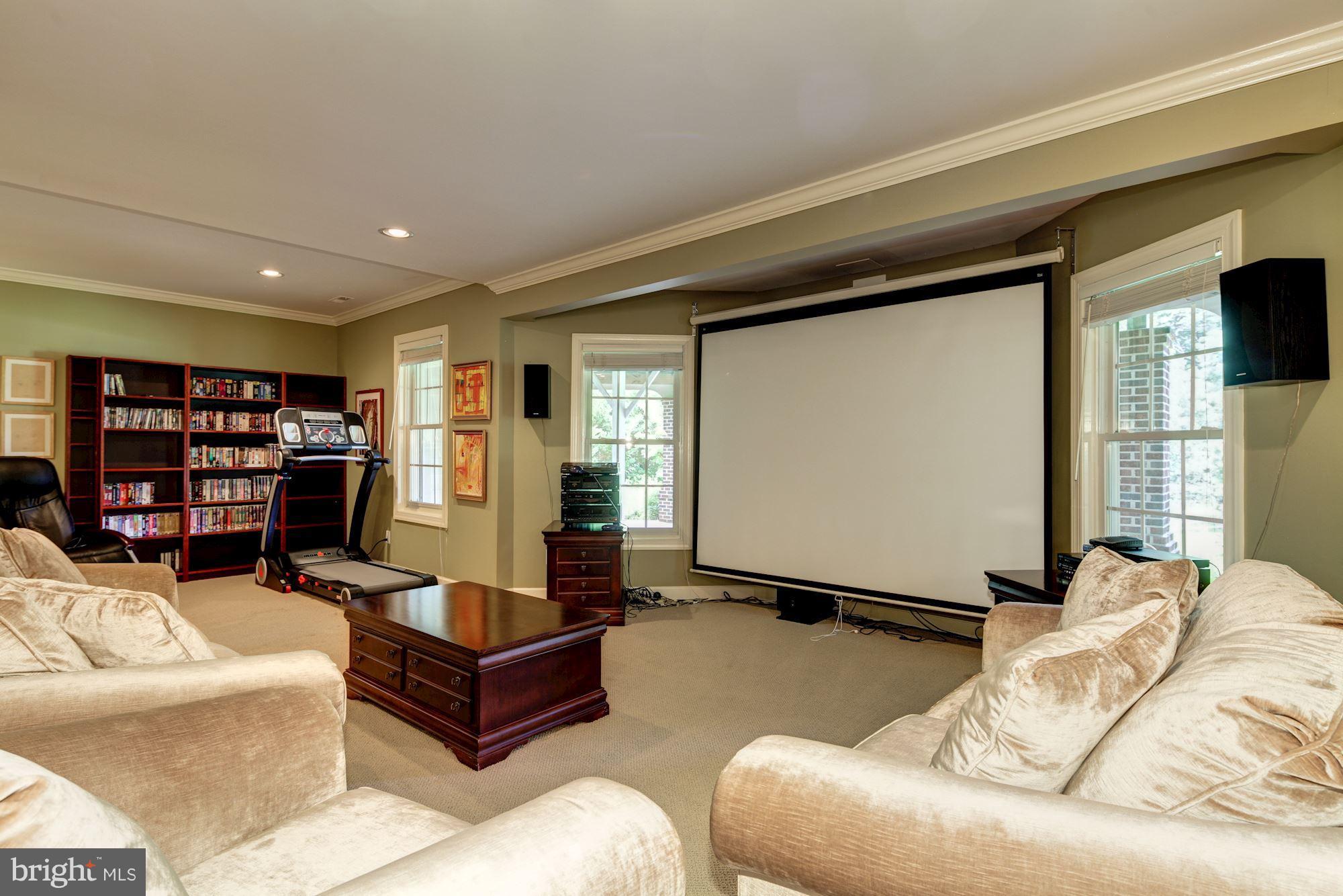 25103 Vista Ridge Road Laytonsville, MD 20882 - Photo 26 of 29 Full Theatre in Fully finished basement