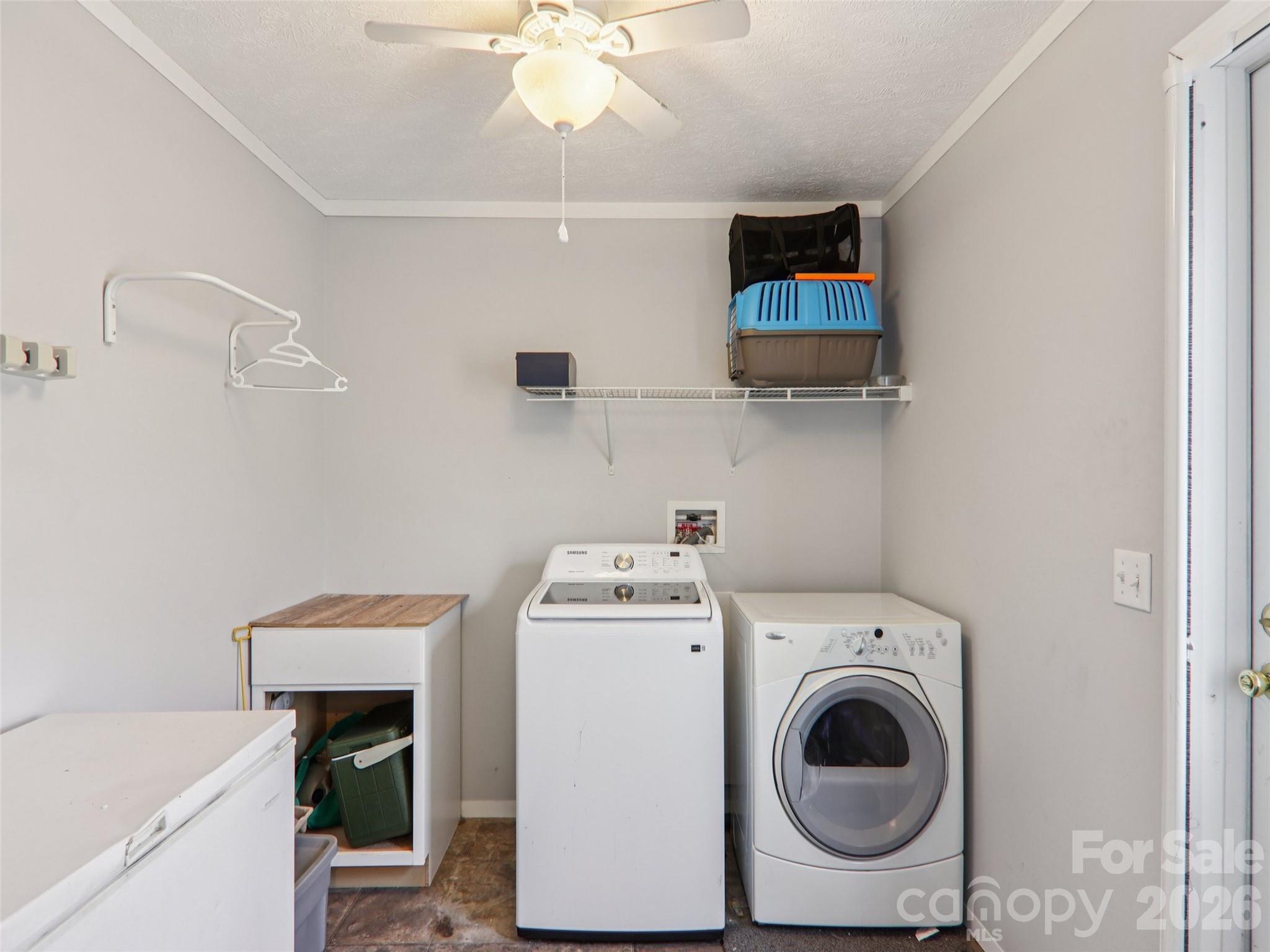3195 North Clear Creek Road Hendersonville, NC 28792 - Photo 17 of 21 a utility room with dryer and washer
