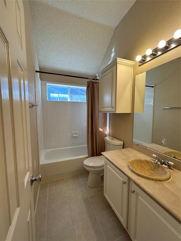 3805 Pine Valley Drive Plano, TX 75025 - Photo 13 of 16 a bathroom with a granite countertop sink toilet and shower