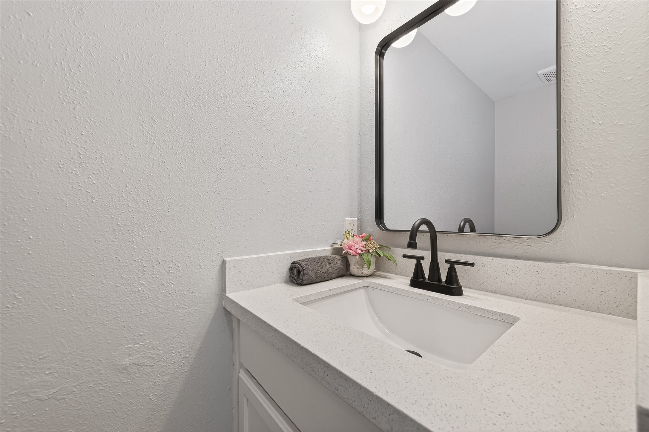 21710 Rotherham Drive Spring, TX 77388 - Photo 21 of 49 a bathroom with a sink and a mirror