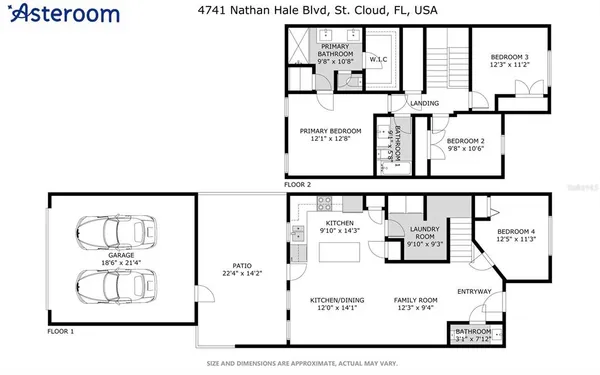$324,900 | 4741 Nathan Hale Boulevard, St. Cloud, FL 34769