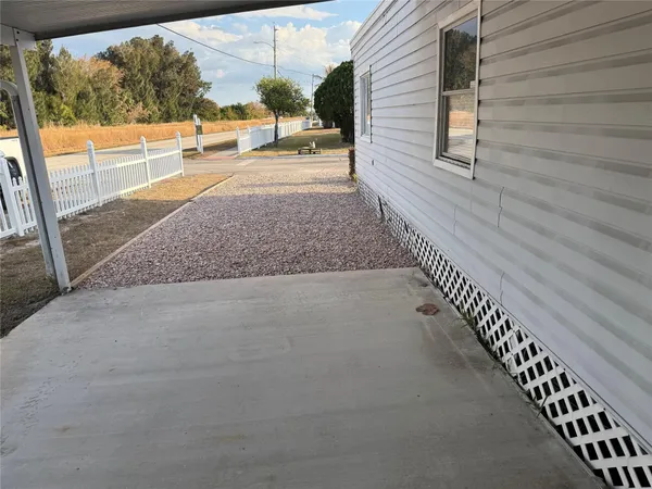 a view of a balcony with street