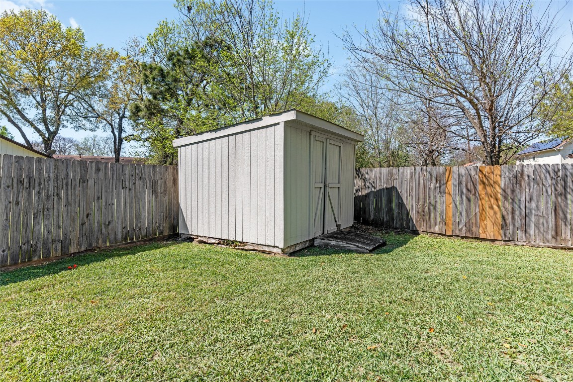 7019 Sandy Knolls Drive Spring, TX 77379 - Photo 23 of 25 A shed for your lawn tools and toys