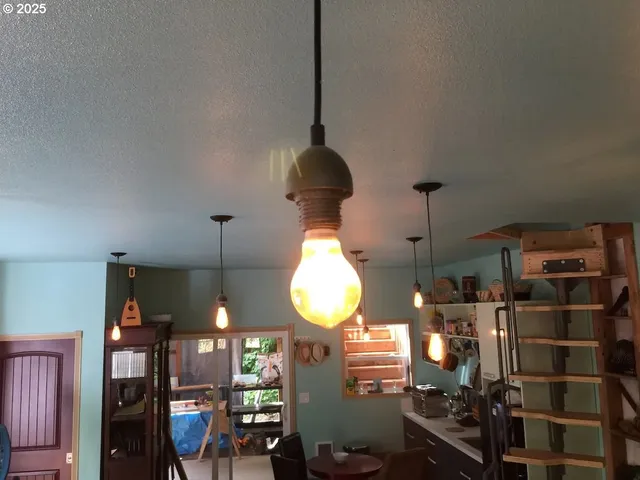 a room with furniture and a window