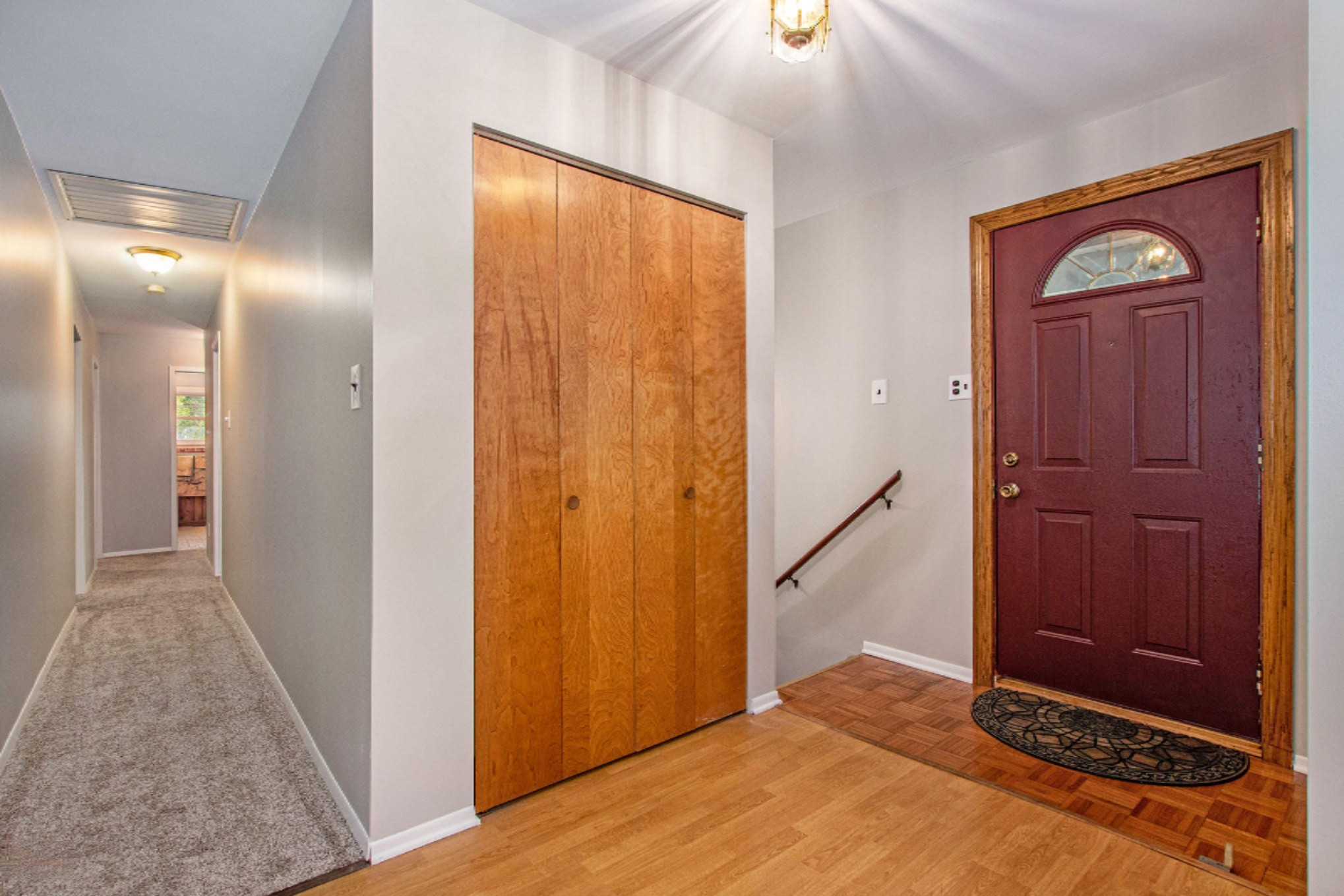56721 Cowling Road Three Rivers, MI 49093 - Photo 26 of 36 Front Door and Stairwell to Basement