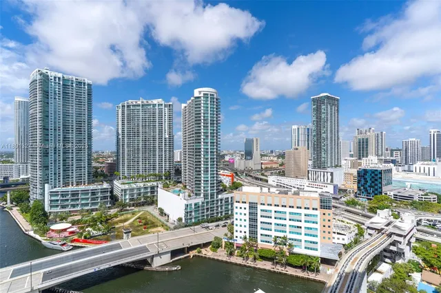 a view of a balcony with city view