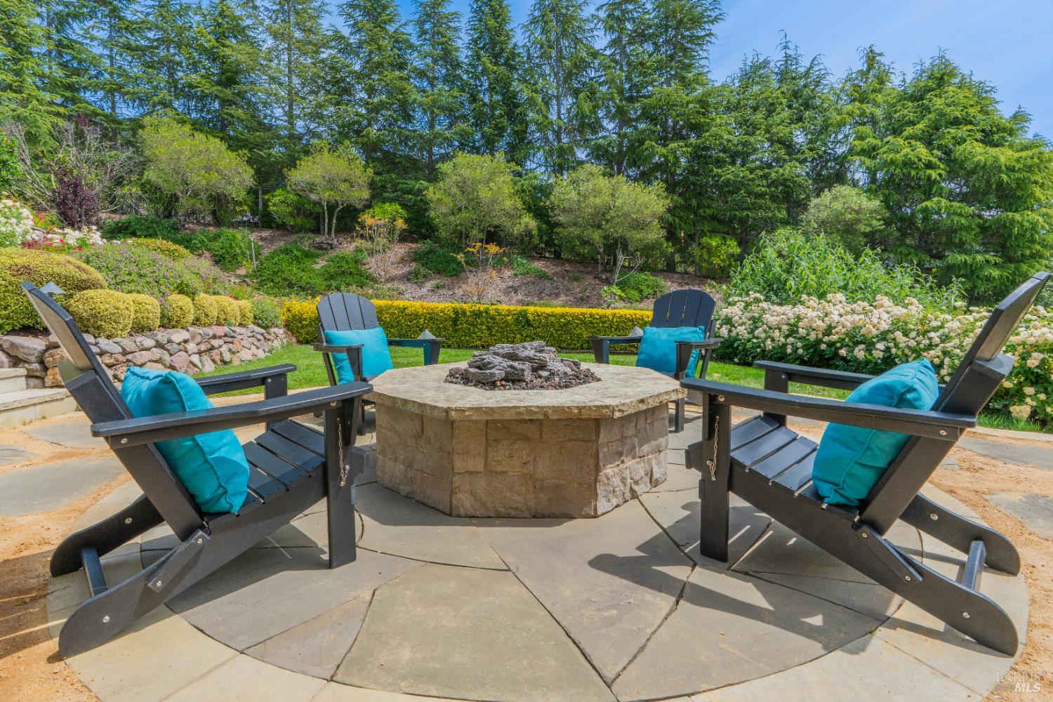 66 Inverness Drive San Rafael, CA 94901 - Photo 43 of 47 a view of a chairs and table in backyard