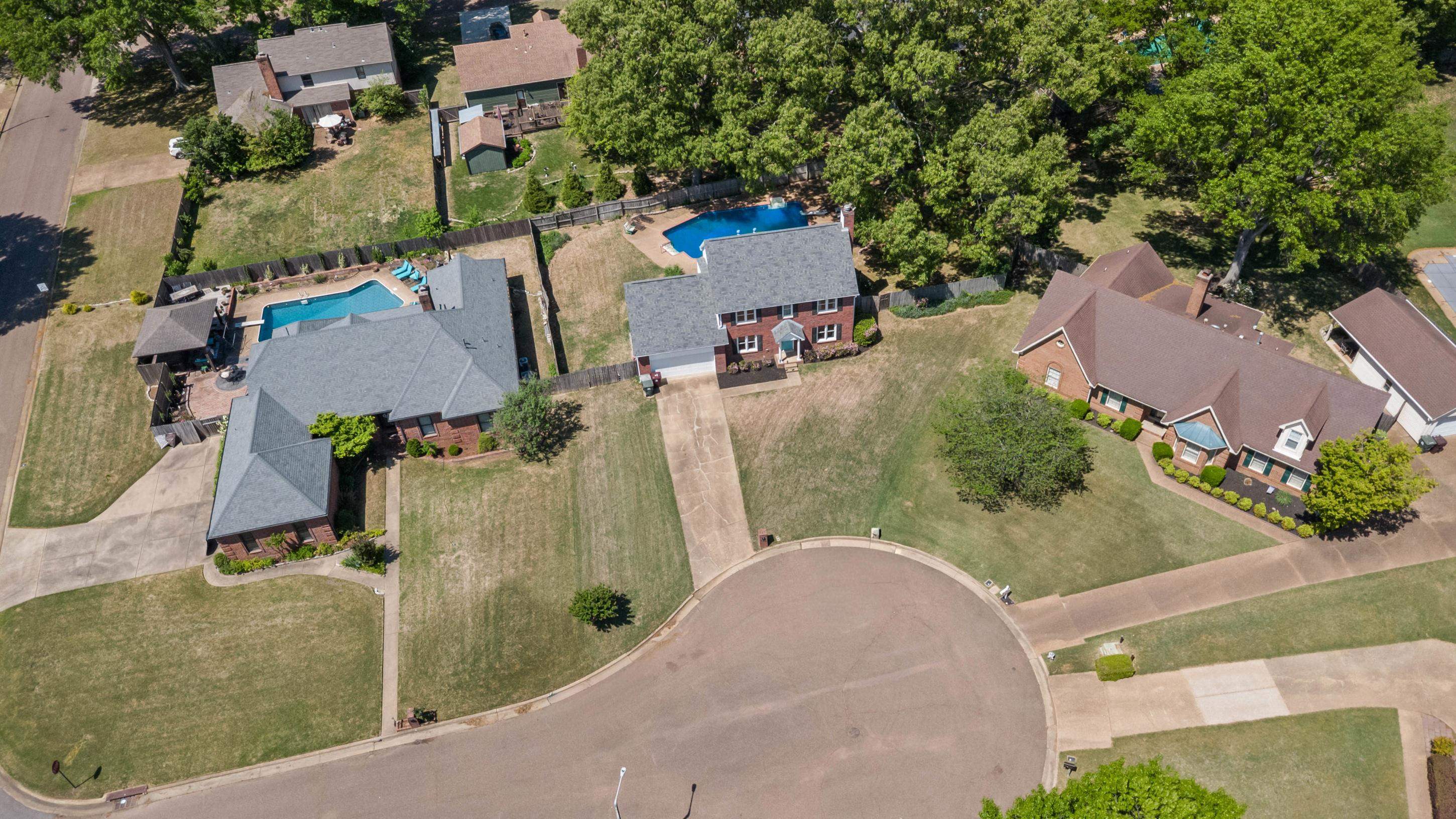 897 Wood Cove Collierville, TN 38017 - Photo 28 of 30 an aerial view of a house