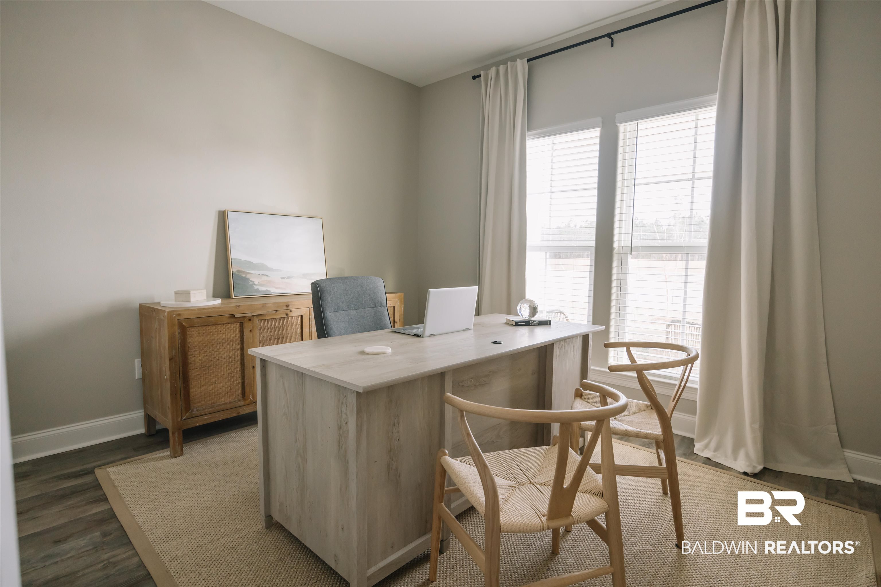 12894 Flanagan Street Elberta, AL 36530 - Photo 29 of 29 Office with dark wood-type flooring and a wealth of natural light