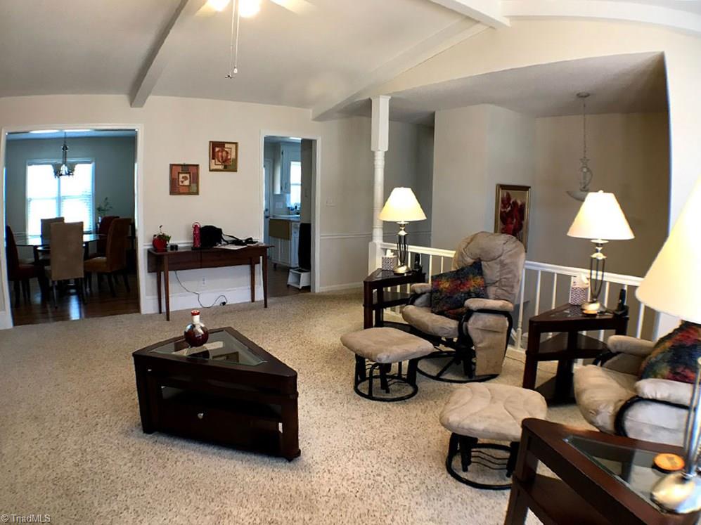 1713 Valley Brook Road Clemmons, NC 27012 - Photo 5 of 23 Living Room opens to Dining Room and Kitchen