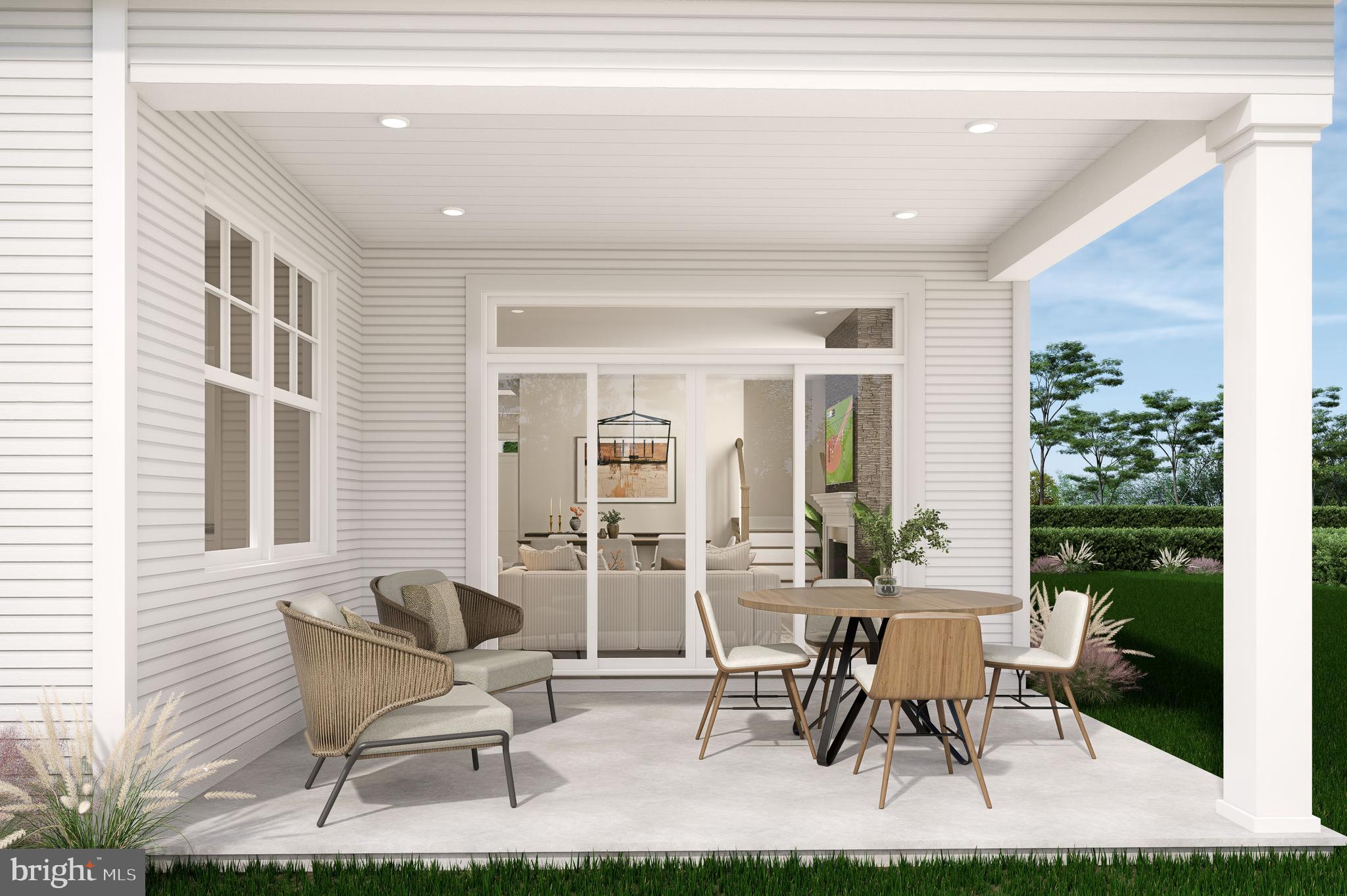 3 Grantarthur Court, Unit LIBERTY Whitehall, PA 18052 - Photo 19 of 21 a patio with yard and outdoor seating