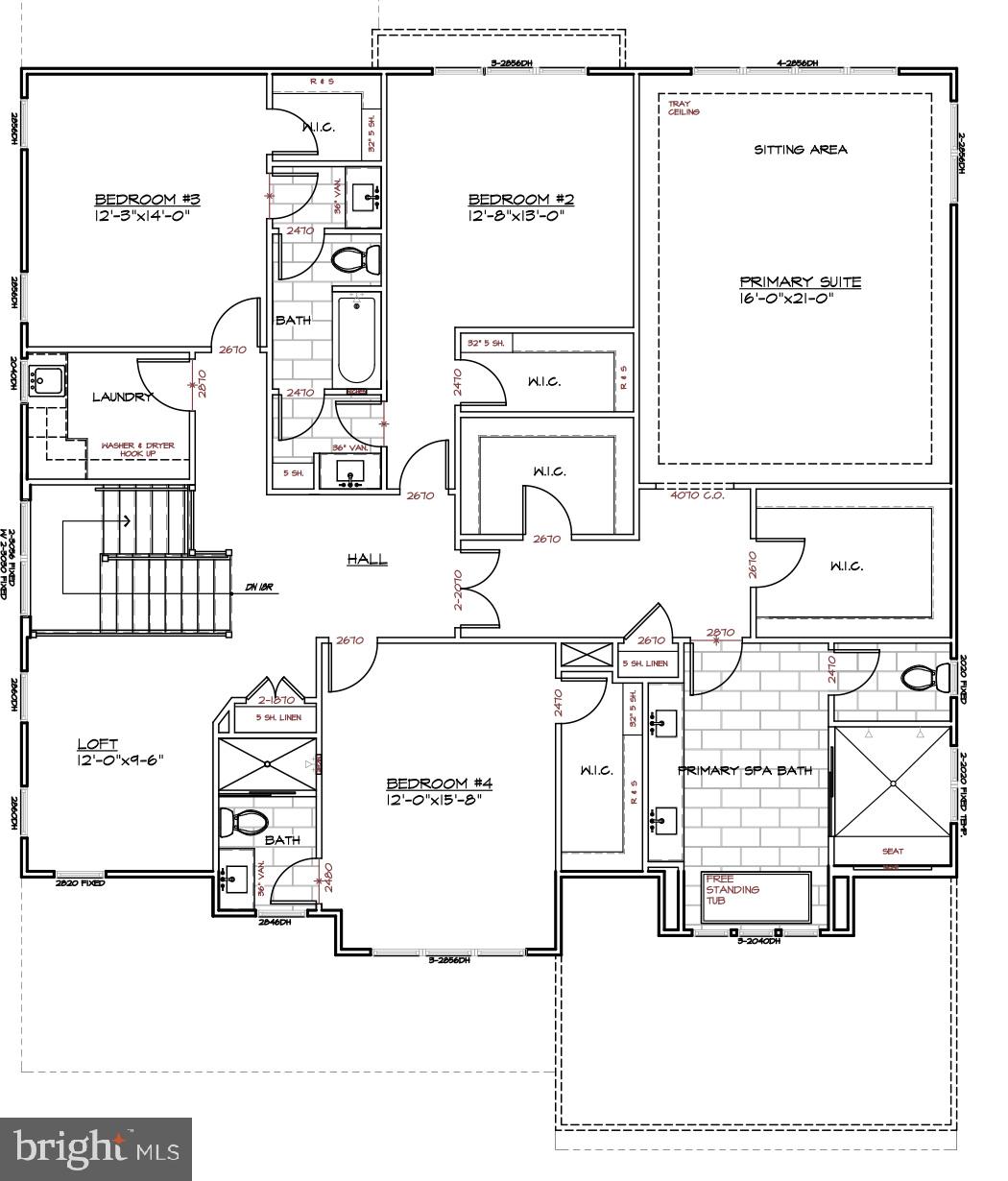 8911 Ewing Drive Bethesda, MD 20817 - Photo 66 of 67 Second Floor Plan