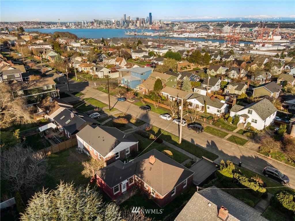 3721 37th Avenue Southwest Seattle, WA 98126 - Photo 2 of 19 an aerial view of residential building with parking space