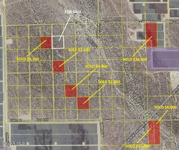 $7,400 | 142nd Street West, Rosamond, CA 93560